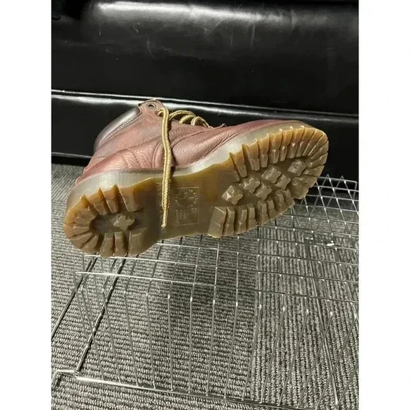 Dr. Martens Brown Leather Combat Boots made in England Size 6 woman’s 4 men’s - Picture 8 of 13